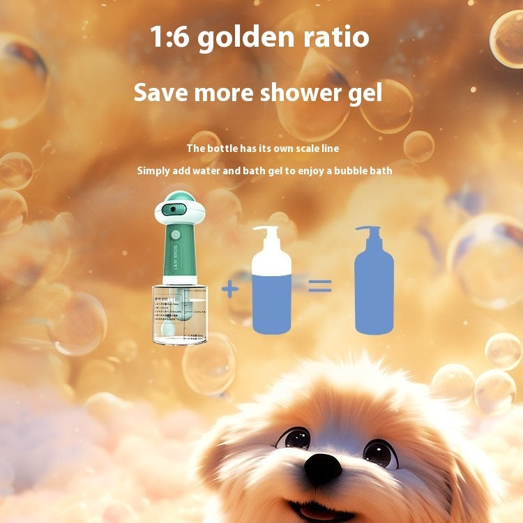 Makwamart Smart Pet Bath Bubble Machine 400ML Second Generation